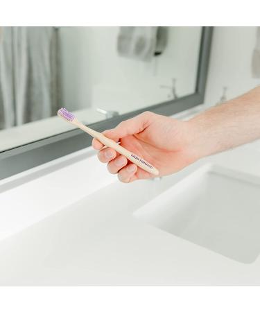Grow Forward Premium Bamboo Toothbrushes - Pack of 8 - Medium Bristles - Eco-Friendly & Biodegradable - Buy Online on GoSupps.com