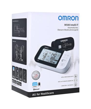 OMRON M500 Intelli IT (NEW 2020) Supreme blood pressure monitor intelliwrap cuff (22-42cm) memory 2x100 + guest mode clinically validated