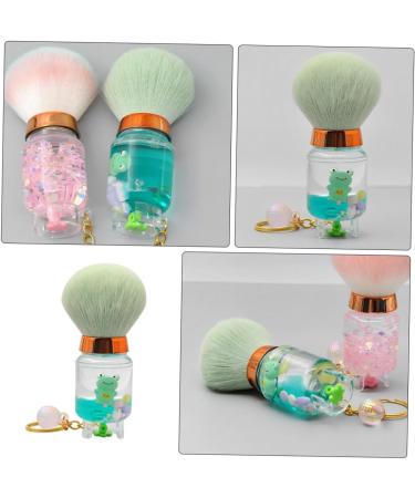 Ipetboom Nail Dust Brush Blush Brush for Makeup Loose Powder Brush Small Brush for Makeup Small Makeup Brush Powder Brush for Loose Powder Manicure Fiber Wool Miss Mushroom Head 9.00X3.50X3.50CM Green - Buy Online on GoSupps.com