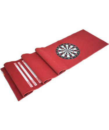 Morimoe 300x66cm Red Dart Mat with Throw/Toe Lines - Premium Quality - Buy Online on GoSupps.com