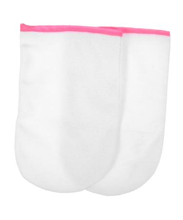 Moufles Hydratants Bain Paraffine en Tissu ponge Taille Unique Sangle R glable pour Soin des Mains Manucure Usage Professionnel et Domicile