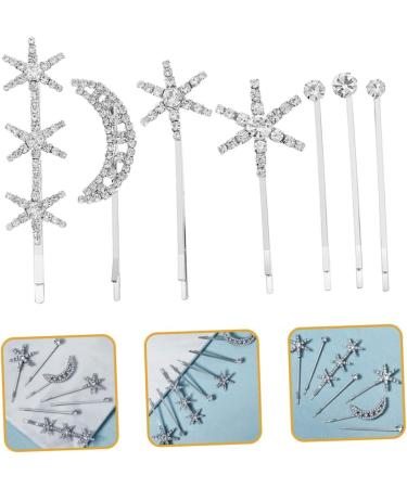 DOITOOL 2 Sets Fringe Bobby Pin Metal Hair Barrettes Women Hair Accessories Hair Barrettes for Women Goody Hair Clips for Women Womens Barrettes for Hair Issue Card Rhinestone Wild - Buy Online on GoSupps.com
