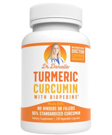 Turmeric Curcumin with BioPerine 1500mg. Highest Potency Available. Premium Organic Joint & Healthy Inflammatory Support. Organic  Vegan  Non-GMO  Gluten Free Capsules with Black Pepper Extract