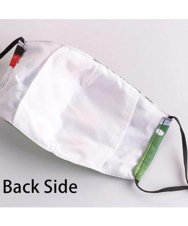 1 Pieces Adults Protect_Cover_Mask Washable Reusable Christmas Print With Filter Pocket Adjustable Earloops (I) - Buy Online on GoSupps.com