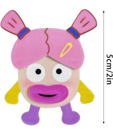 amangul Dopamine Look Hair Clip for Hot Girls Cute Ugly Doll Shape Hair Barrettes Ponytail Bangs Hair Clip for Teens Girls(Blue Hair) - Buy Online on GoSupps.com