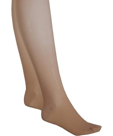 Truform Sheer Maternity Pantyhose 15-20 mmHg Compression with Tummy Support, 20 Denier - Petite Beige - Buy Online on GoSupps.com