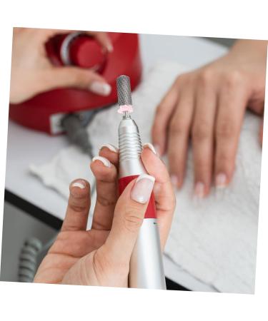 POPETPOP Nail Grinding Head Front Bumper Sticker Gel Polish Bit Acrylic Nail Drill Bits Cuticle Manicure Drill Remove Nail Gel Drill Bits Pedicure with Diamond Manicure Tools Tungsten Steel 7x1.2cm - Buy Online on GoSupps.com
