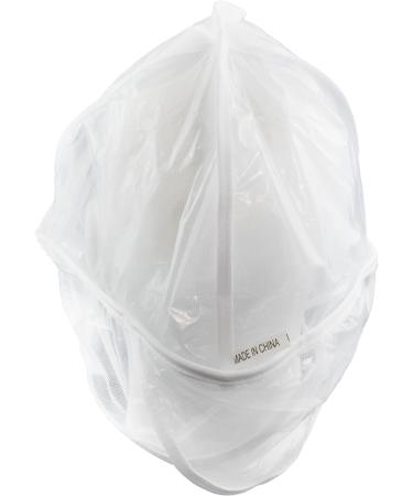 Waterproof Foldable Travel Rain Bonnet Hat 2 Pack - White | One Size with Ties - Buy Online on GoSupps.com