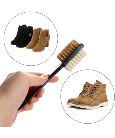 Home Shoes Brushes 2-Sided Cleaning Brush Rubber Eraser Set Fit for Suede Leather Nubuck Shoes Steel Plastic Rubber Boot Cleaner Bathroom Tool Brush Onecolor - Buy Online on GoSupps.com