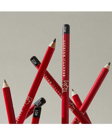 Buy BOM Basic Wood Brow Pencil - Waterproof & Smooth for Beginners | 02 Matt Brown - International Shipping Available - Buy Online on GoSupps.com
