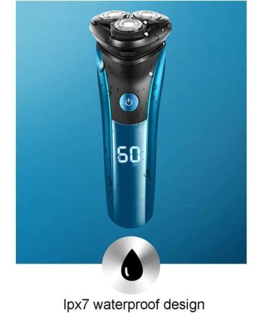 Electric Shaver for Men - 3 Blade Multifunction Razor with LED Display Fast Charge Portable & Water Wash - Perfect for Daily Use & Travel - Buy Online on GoSupps.com