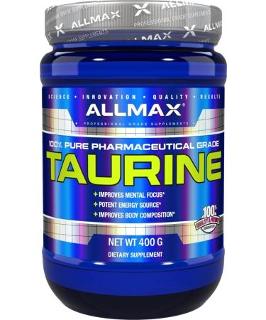 ALLMAX Nutrition Taurine Vegan + Gluten-Free Unflavored 3000 mg 14.11 oz (400 g)