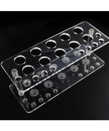 Voragrl 20 Hole Acrylic Makeup Brush Holder Display Stand Cosmetic Accessories Storage Rack - Buy Online on GoSupps.com