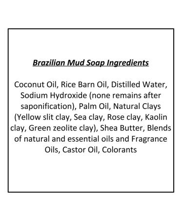 Brazilian Mud Soap 4Oz | Handmade Organic Soap with French Lavender & Fennel Essential Oils | Falls River Soap Company - Buy Online on GoSupps.com