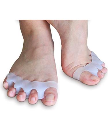 Xwanli 2 Pairs Silicone Hallux Valgus Toe Separators - Friction Protection & Foot Bandage for Optimal Comfort - Buy Online on GoSupps.com