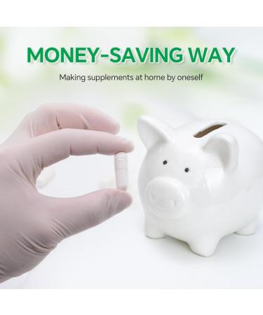 Buy Antaijn Empty Vegan Capsules Size 0 - 500 Clear Capsules for DIY Filling | Compatible with Capsule Filler | Leak-Proof Design - Buy Online on GoSupps.com