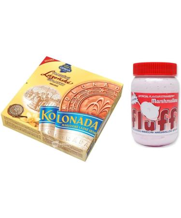 Strawberry Marshmallow Spread and Spa Colonnade Spread Vanilla Waffles - Buy Online on GoSupps.com