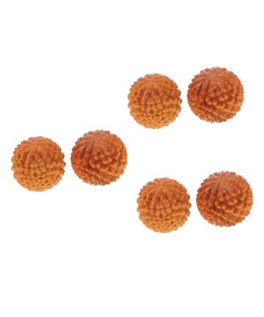 Gleavi 6 STK massage globe fitness yoga wood massage chinese exercise trigger point massage chinese hand lacrosse balls hand exercise muscle balls wood