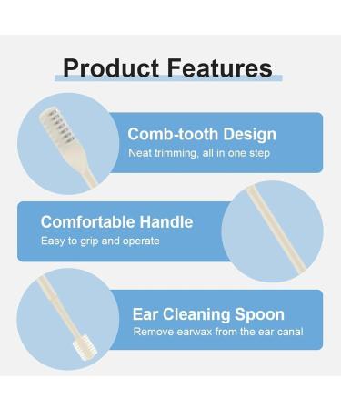 Nose Hair Trimmer for Men Double Sided Nose Clipper 3 Parts Portable 360 Degree Rotating Shaver for Grooming of Men and Women Yellow - Buy Online on GoSupps.com