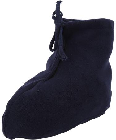 ANGGREK Cast Toe Cover Sock - Thickened Padded Soft Fleece Foot Warmer for Winter - Dark Blue One Size - International Shipping Available - Buy Online on GoSupps.com