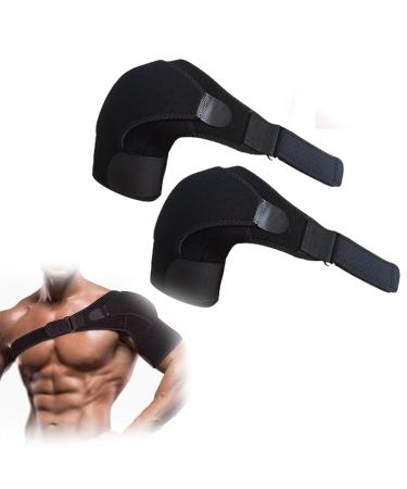 COTTONL 2024 New Orthopedic Compression Shoulder Brace Shouldershield - Compression Shoulder Brace Double Compression Shoulder Brace (2pcs L) 2pcs L
