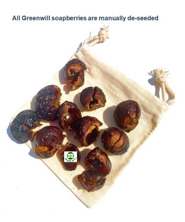 Buy Organic De-seeded Soapberry (12 oz) with Wash Bag - Eco-Friendly Laundry Solution - Buy Online on GoSupps.com