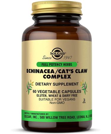 Solgar Echinacea/Cat's Claw Complex 60 Vegetable Capsules