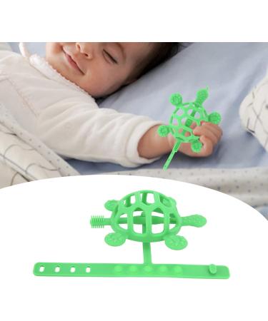 Alomejor Baby Teething Toy - Silicone Food Grade Cartoon Turtle Teether for Babies - Safe & Fun Green Design - Buy Online on GoSupps.com