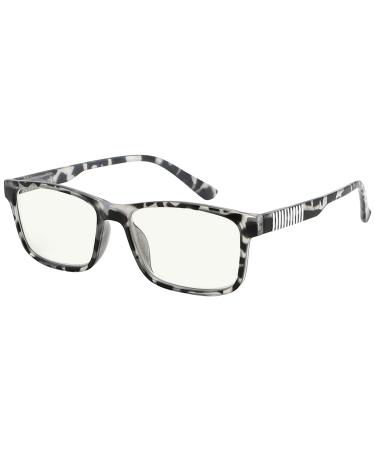 Eyekepper Progressive Multifocus Reading Glasses Blue Light Blocking Men No Line Multifocal Readers Grey/Tortoise +1.75 Grey/Tortoise-mr008n 1.75 x