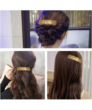 Hair Clip Vintage Barrette Large Hand Crafted Metal Barrette French Hair Clip for Ladies Long Thick Thin Hair - Buy Online on GoSupps.com