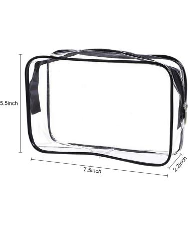 3PCS Clear Toiletry Bag Set - Quart Size PVC Makeup Travel Cosmetic Pouch for Men & Women by Cosywell - Buy Online on GoSupps.com