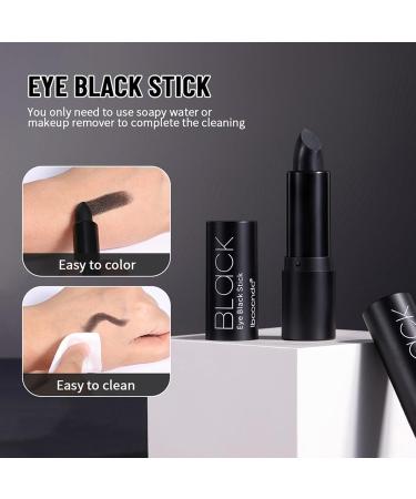 MEICOLY Black Eye Stick Long Lasting Sports Eye Black for Baseball Softball Football & Lacrosse | Easy Application Halloween Face Paint & Natural Cream Eyeshadow - Buy Online on GoSupps.com