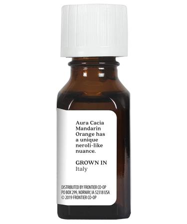Aura Cacia Mandarin Orange Essential Oil - Pure Botanical Essence 0.5 Fl Oz - Buy Online on GoSupps.com