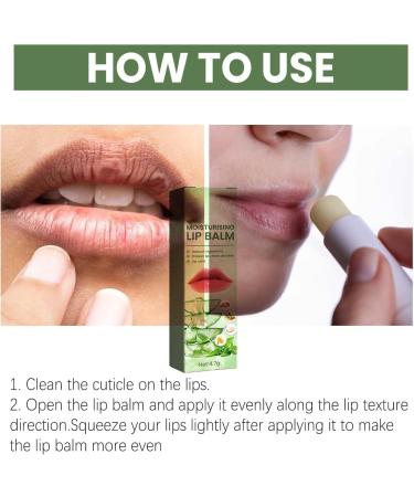 Trendyfave Moisturize Lip Balm Plumping Lip Gloss Aloe Natural Lip Balm Long-Lasting Lip Repair Nutritious - For Dry Lips Treatment for Cracked Chapped Lips Gifts For Girls and Women 1 - Buy Online on GoSupps.com