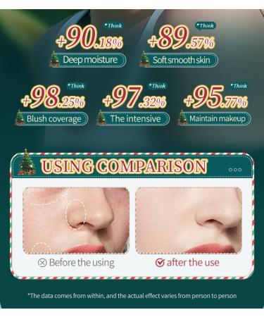 Glow Foundation Cushion with Mushroom Head Applicator Air Cushion CC Cream & BB Cream Foundation Moisturizing Concealer Even Skin Tone Long-Lasting Natural Finish for All Skin Types (ivory) - Buy Online on GoSupps.com