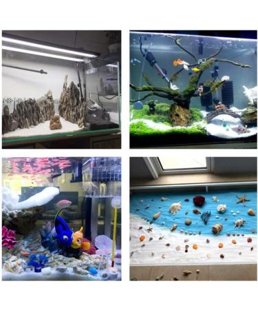 XIZHI 1 Pound Gorgeous Aquarium Decorated Natural Rock Gravel Sand for Fish Turtle Tank Landscape Bottom or Potted Plants Decoration Garden Decoration Pebbles (White) - Buy Online on GoSupps.com