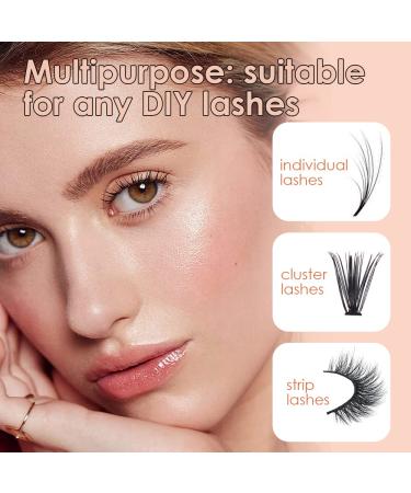 Lash Bond & Seal Cluster Glue | Super Strong Hold 72 Hours Waterproof | Latex-Free | 5ml Black & Clear Eyelash Extension Adhesive - Buy Online on GoSupps.com