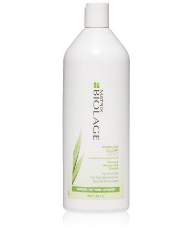 BIOLAGE Normalizing Clean Reset Shampoo | Intense Cleansing Treatment To Remove Buildup | For All Hair Types | Paraben-Free | Vegan 33.8 Fl Oz (Pack of 1)