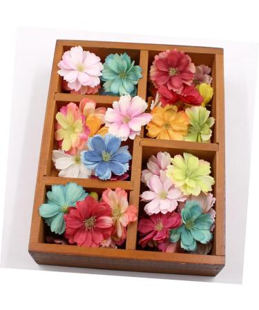 ABOOFAN 50pcs Ornaments White Plum Pink Simulation Supplies Handmade Crafts Flower Adornments DIY Blossoms As Shown Size 1 - Buy Online on GoSupps.com