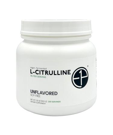 E1P L-Citrulline 600grams (200 Servings) Unflavored Non-GMO Vegan Fermented Third-Party Lab Tested. Made with Halal and Kosher Certified Ingredients.