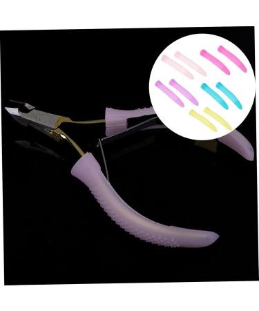 POPETPOP 5 Pairs Cuticle Nipper Handle Sleeve Trimmer Handle Cover Cuticle Handle Cover Embroidery Silicone Handle Nail Art Tool Nail Tools Nail Clippers Manicure Silica Gel - Buy Online on GoSupps.com