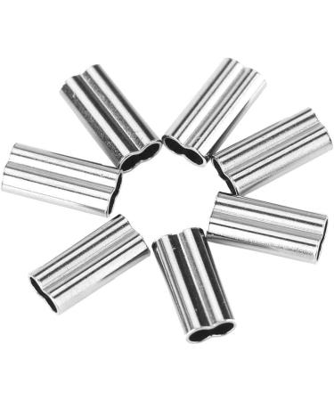 100-Part Fishing Copper Pipe & Crimp Slump Sleek - Must-Have Double Run Sleeve for Wire Rope & Cable | Clean Fishing Cord Pipe (1.0mm x 10mm) - International Shipping - Buy Online on GoSupps.com