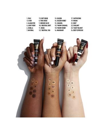 Nyx Born to Glow Radiant Concealer - Mahogany | Vegan Eye Ring Reduction Highlights & Contouring - Buy Online on GoSupps.com