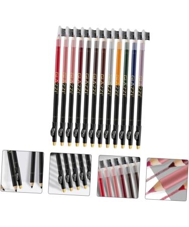 DOITOOL 12pcs Lip Liner Eyeliner Black Waterproof Eyeliner Pencil Eyeliner Long Lasting Eyeliner Makeup Pen - Buy Online on GoSupps.com