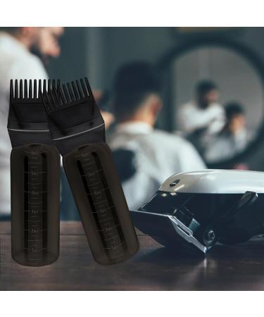 Mozeat Hair Dye Applicator Bottles - 2pcs 180ml Shampoo & Oil Tool for Perfect Hair Color Application - Buy Online on GoSupps.com