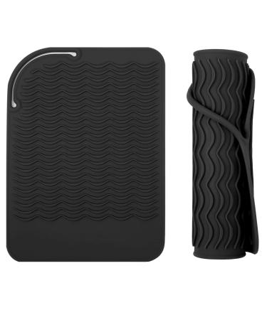 Opopark Silicone Heat Resistant Mat for Hair Straightener Curling Irons Flat Iron Curling Iron Multifunctional Non-Slip Travel Mat Pad for Hot Hair Styling Tools - Buy Online on GoSupps.com