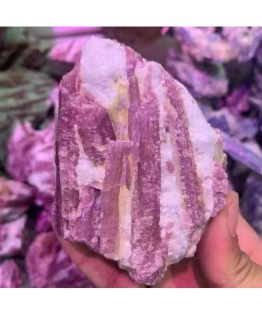 1pc 400g-500g Natural Rough Pink Plum Blossom Tourmaline Crystal Quartz Stone Obelisk - Buy Online on GoSupps.com