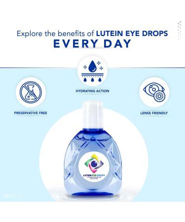 BUIE Lutein Eye Drops & Multivitamin Vision Support Antioxidant-Rich Liquid Formula Eye Care Essentials - 0.63 Oz - Buy Online on GoSupps.com