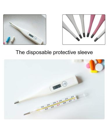Healifty 100pcs Disposable Digital Thermometer Covers Sterile Universal Thermometer Probe Covers for Hospital Clinic and Health Center - Buy Online on GoSupps.com