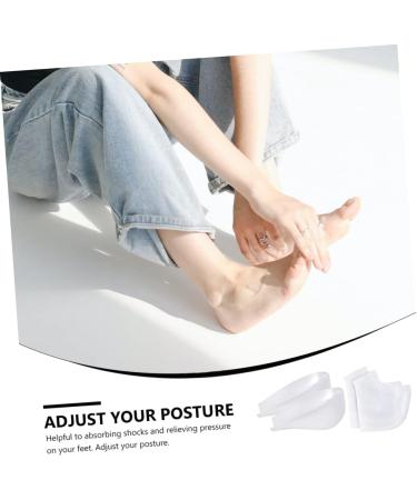 NOLITOY Men's Heel Covers & Sneakers | Plantar Protection & Height Increase Socks - Unusual Sneaker Boots for Comfort - Buy Online on GoSupps.com